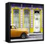 Cuba Fuerte Collection SQ - Orange Vintage Car in Havana II-Philippe Hugonnard-Framed Stretched Canvas