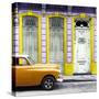 Cuba Fuerte Collection SQ - Orange Vintage Car in Havana II-Philippe Hugonnard-Stretched Canvas