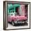 Cuba Fuerte Collection SQ - Pink Chevrolet Cuban-Philippe Hugonnard-Framed Photographic Print