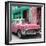 Cuba Fuerte Collection SQ - Pink Chevrolet Cuban-Philippe Hugonnard-Framed Photographic Print