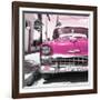 Cuba Fuerte Collection SQ - Pink Chevy-Philippe Hugonnard-Framed Photographic Print