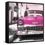 Cuba Fuerte Collection SQ - Pink Chevy-Philippe Hugonnard-Framed Stretched Canvas