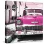 Cuba Fuerte Collection SQ - Pink Chevy-Philippe Hugonnard-Stretched Canvas
