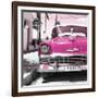 Cuba Fuerte Collection SQ - Pink Chevy-Philippe Hugonnard-Framed Photographic Print