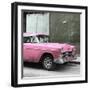 Cuba Fuerte Collection SQ - Pink Chevy-Philippe Hugonnard-Framed Photographic Print