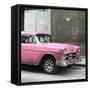 Cuba Fuerte Collection SQ - Pink Chevy-Philippe Hugonnard-Framed Stretched Canvas