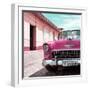 Cuba Fuerte Collection SQ - Pink Classic Car 1955 Chevy-Philippe Hugonnard-Framed Photographic Print