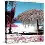 Cuba Fuerte Collection SQ - Pink Paradise Beach Hut-Philippe Hugonnard-Stretched Canvas