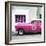 Cuba Fuerte Collection SQ - Pink Pontiac 1953 Original Classic Car-Philippe Hugonnard-Framed Photographic Print