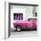 Cuba Fuerte Collection SQ - Pink Pontiac 1953 Original Classic Car-Philippe Hugonnard-Framed Photographic Print