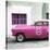 Cuba Fuerte Collection SQ - Pink Pontiac 1953 Original Classic Car-Philippe Hugonnard-Stretched Canvas