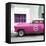 Cuba Fuerte Collection SQ - Pink Pontiac 1953 Original Classic Car-Philippe Hugonnard-Framed Stretched Canvas