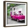 Cuba Fuerte Collection SQ - Pink Taxi Pontiac 1953-Philippe Hugonnard-Framed Photographic Print