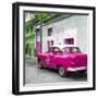 Cuba Fuerte Collection SQ - Pink Taxi Pontiac 1953-Philippe Hugonnard-Framed Photographic Print