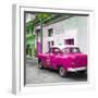 Cuba Fuerte Collection SQ - Pink Taxi Pontiac 1953-Philippe Hugonnard-Framed Photographic Print