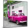 Cuba Fuerte Collection SQ - Pink Taxi Pontiac 1953-Philippe Hugonnard-Mounted Photographic Print