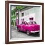 Cuba Fuerte Collection SQ - Pink Taxi Pontiac 1953-Philippe Hugonnard-Framed Photographic Print