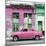 Cuba Fuerte Collection SQ - Pink Vintage American Car in Havana-Philippe Hugonnard-Mounted Photographic Print