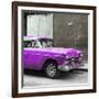 Cuba Fuerte Collection SQ - Purple Chevy-Philippe Hugonnard-Framed Photographic Print