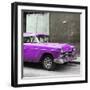 Cuba Fuerte Collection SQ - Purple Chevy-Philippe Hugonnard-Framed Photographic Print