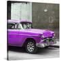 Cuba Fuerte Collection SQ - Purple Chevy-Philippe Hugonnard-Stretched Canvas