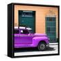 Cuba Fuerte Collection SQ - Purple Vintage Car-Philippe Hugonnard-Framed Stretched Canvas