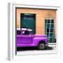 Cuba Fuerte Collection SQ - Purple Vintage Car-Philippe Hugonnard-Framed Photographic Print