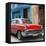 Cuba Fuerte Collection SQ - Red Chevrolet Cuban-Philippe Hugonnard-Framed Stretched Canvas