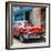 Cuba Fuerte Collection SQ - Red Chevrolet Cuban-Philippe Hugonnard-Framed Photographic Print