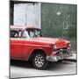 Cuba Fuerte Collection SQ - Red Chevy-Philippe Hugonnard-Mounted Photographic Print