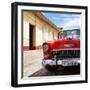 Cuba Fuerte Collection SQ - Red Classic Car 1955 Chevy-Philippe Hugonnard-Framed Photographic Print