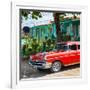 Cuba Fuerte Collection SQ - Red Classic Car in Vinales-Philippe Hugonnard-Framed Photographic Print