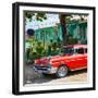 Cuba Fuerte Collection SQ - Red Classic Car in Vinales-Philippe Hugonnard-Framed Photographic Print