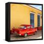 Cuba Fuerte Collection SQ - Retro Car in Trinidad-Philippe Hugonnard-Framed Stretched Canvas