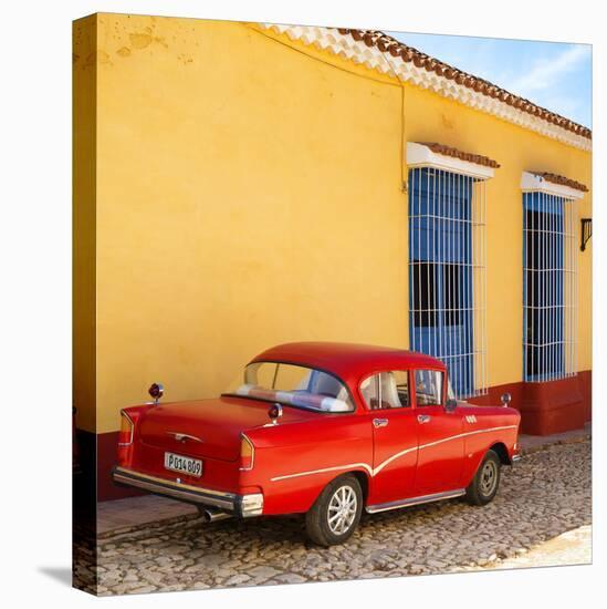 Cuba Fuerte Collection SQ - Retro Car in Trinidad-Philippe Hugonnard-Stretched Canvas