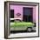 Cuba Fuerte Collection SQ - Retro Lime Green Car-Philippe Hugonnard-Framed Photographic Print