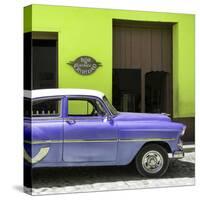 Cuba Fuerte Collection SQ - Retro Mauve Car-Philippe Hugonnard-Stretched Canvas