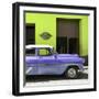 Cuba Fuerte Collection SQ - Retro Mauve Car-Philippe Hugonnard-Framed Photographic Print