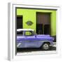 Cuba Fuerte Collection SQ - Retro Mauve Car-Philippe Hugonnard-Framed Photographic Print