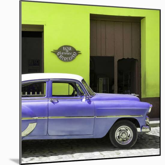 Cuba Fuerte Collection SQ - Retro Mauve Car-Philippe Hugonnard-Mounted Photographic Print