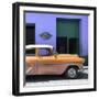 Cuba Fuerte Collection SQ - Retro Orange Car-Philippe Hugonnard-Framed Photographic Print