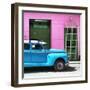 Cuba Fuerte Collection SQ - Skyblue Vintage Car-Philippe Hugonnard-Framed Photographic Print