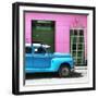 Cuba Fuerte Collection SQ - Skyblue Vintage Car-Philippe Hugonnard-Framed Photographic Print