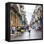 Cuba Fuerte Collection SQ - Street Scene Havana-Philippe Hugonnard-Framed Stretched Canvas