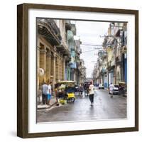 Cuba Fuerte Collection SQ - Street Scene Havana-Philippe Hugonnard-Framed Photographic Print