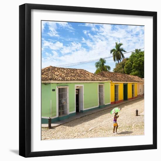 Cuba Fuerte Collection SQ - Street Scene in Trinidad-Philippe Hugonnard-Framed Photographic Print