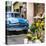 Cuba Fuerte Collection SQ - Sunflowers & Blue Car-Philippe Hugonnard-Stretched Canvas