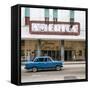 Cuba Fuerte Collection SQ - Teatro America in Havana-Philippe Hugonnard-Framed Stretched Canvas