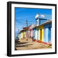 Cuba Fuerte Collection SQ - Trinidad Colorful Street Scene-Philippe Hugonnard-Framed Photographic Print