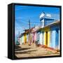 Cuba Fuerte Collection SQ - Trinidad Colorful Street Scene-Philippe Hugonnard-Framed Stretched Canvas